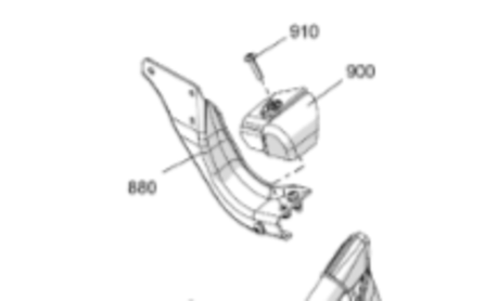 CAN-AM (RH oikea) Takapuskurin Kannatin